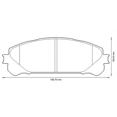 Тормозные колодки JURID 572655J