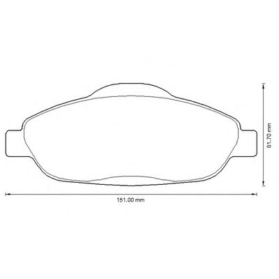 Тормозные колодки BENDIX 573241B