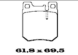 Тормозные колодки FTE BL1287A2