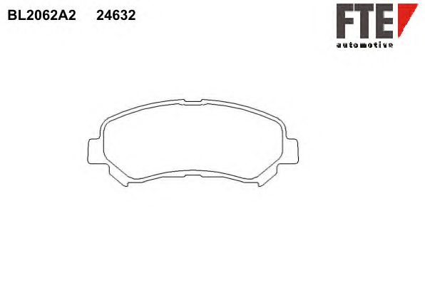 Тормозные колодки FTE BL2062A2