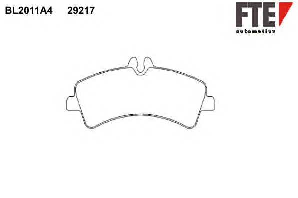 Гальмівні колодки FTE BL2011A4