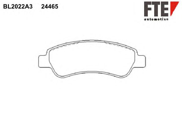 Тормозные колодки FTE BL2022A3
