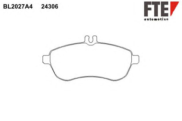 Тормозные колодки FTE BL2027A4