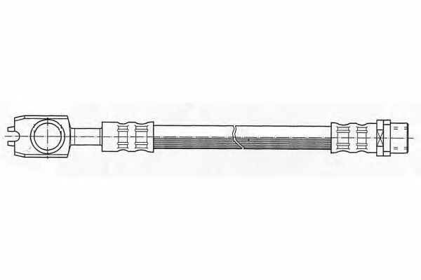 Тормозной шланг FERODO FHY2458