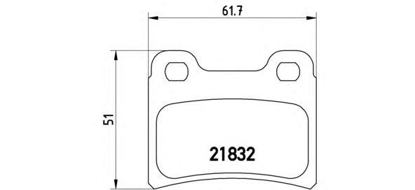 Тормозные колодки BREMBO P 24 030