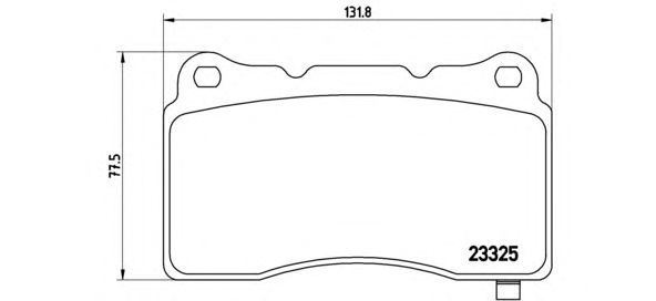 Тормозные колодки BREMBO P 59 079