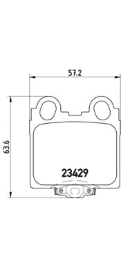 Тормозные колодки BREMBO P 83 045