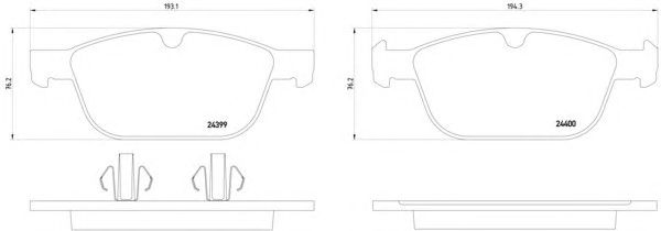 Тормозные колодки HELLA 8DB 355 014-541
