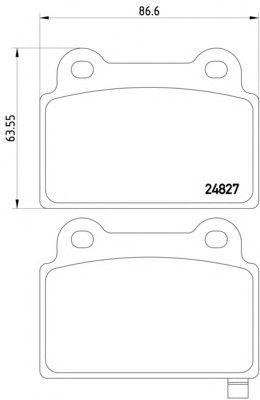 Гальмівні колодки HELLA 8DB 355 014-701