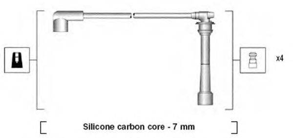 Комплект высоковольтных проводов MAGNETI MARELLI 941295110882