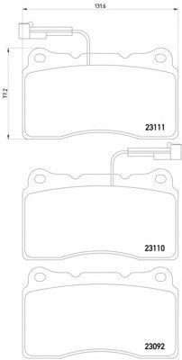 Тормозные колодки HELLA 8DB 355 018-361