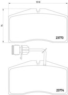 Тормозные колодки HELLA 8DB 355 018-491