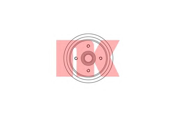 Тормозной барабан NK 252510