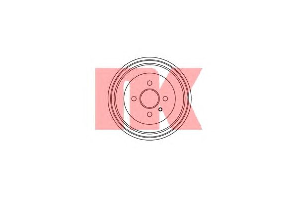 Тормозной барабан NK 253614