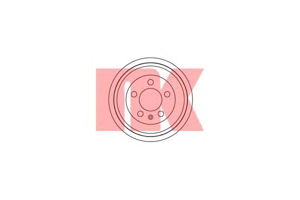 Тормозной барабан NK 254727