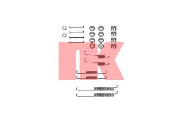 Монтажный комплект тормозных колодок NK 7948678