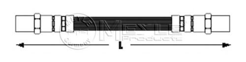 Тормозной шланг MEYLE 014 042 0003