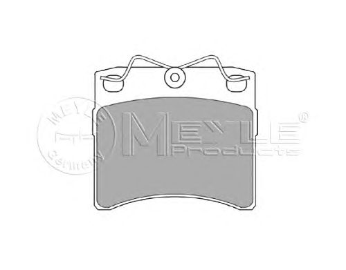Тормозные колодки MEYLE 025 206 5217