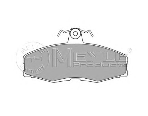 Тормозные колодки MEYLE 025 208 6117