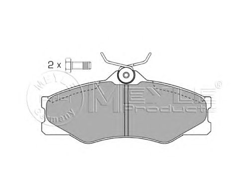 Тормозные колодки MEYLE 025 209 7919