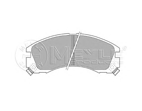 Тормозные колодки MEYLE 025 213 6315/W