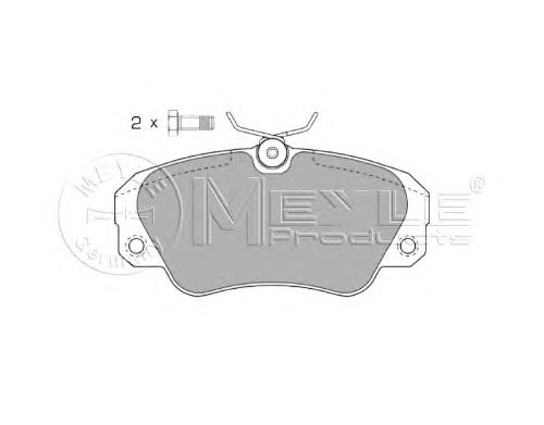 Тормозные колодки MEYLE 025 213 6819
