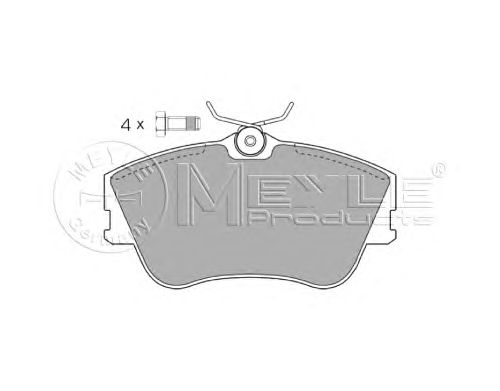 Тормозные колодки MEYLE 025 214 7919