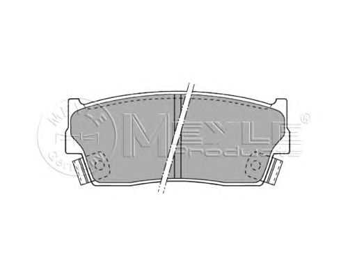 Тормозные колодки MEYLE 025 215 0014/W