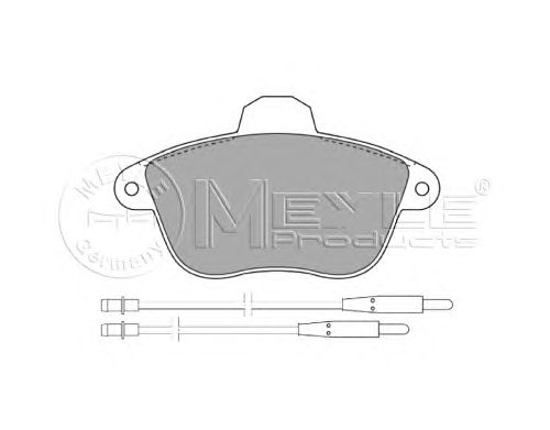 Тормозные колодки MEYLE 025 215 0717/W