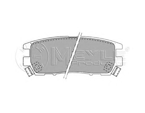 Тормозные колодки MEYLE 025 218 7514/W