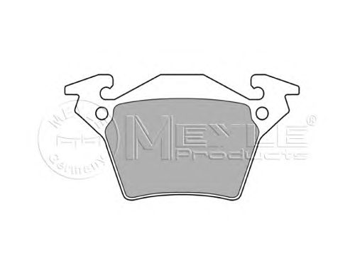 Тормозные колодки MEYLE 025 230 2017