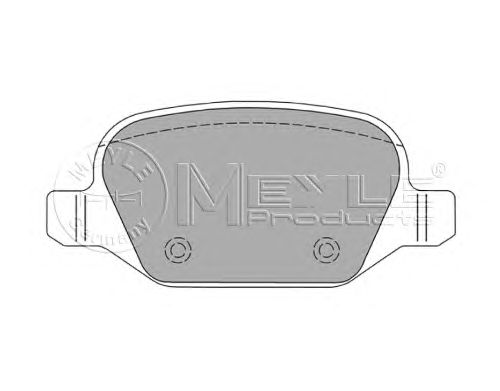 Тормозные колодки MEYLE 025 235 1716