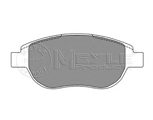 Тормозные колодки MEYLE 025 236 0019