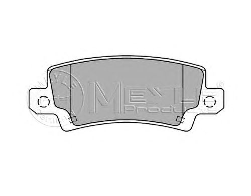 Тормозные колодки MEYLE 025 238 1616/W