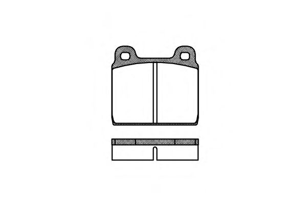 Тормозные колодки REMSA 0002.20