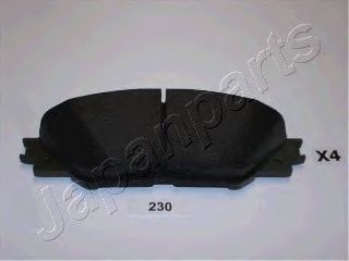 Тормозные колодки JAPANPARTS PA-230AF