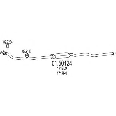 Резонатор MTS 01.50124