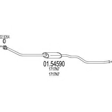 Резонатор MTS 01.54590