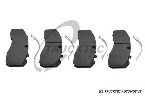 Тормозные колодки TRUCKTEC AUTOMOTIVE 01.35.076