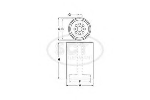 Фильтр топливный SCT ST 6059