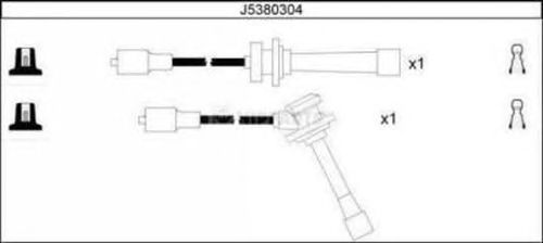 Комплект високовольтних проводів NIPPARTS J5380304