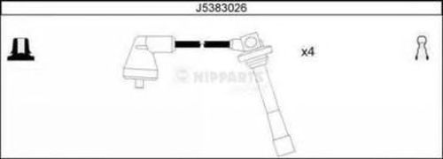 Комплект високовольтних проводів NIPPARTS J5383026