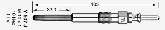 Свеча накала NGK Y-507J