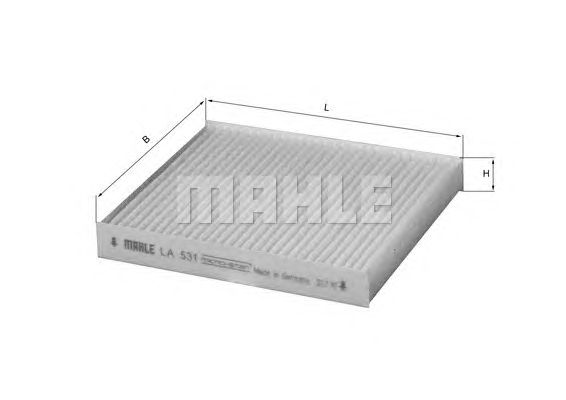 Фильтр салона MAHLE LA 531