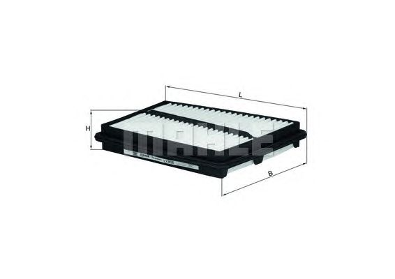Воздушный фильтр MAHLE ORIGINAL LX 806