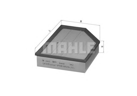 Воздушный фильтр MAHLE LX 1219