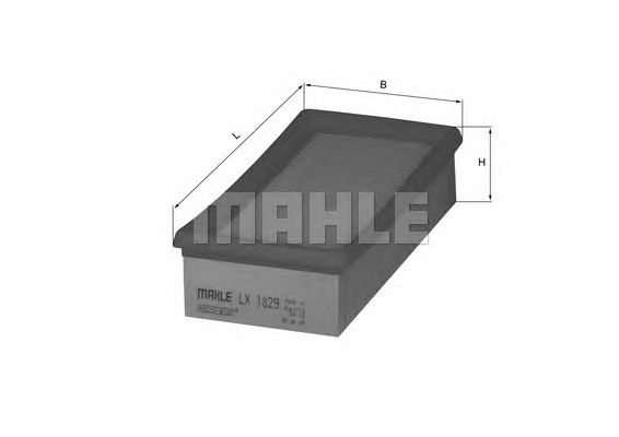 Воздушный фильтр MAHLE ORIGINAL LX 1829