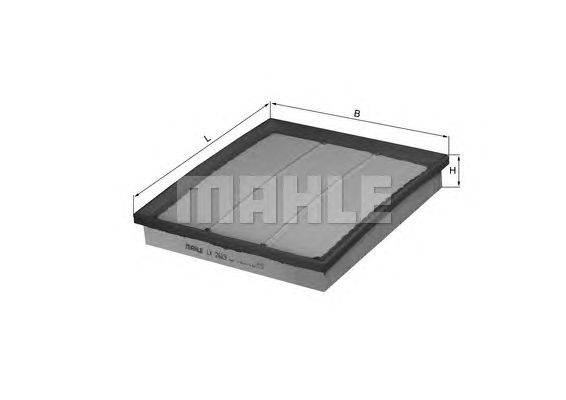 Воздушный фильтр MAHLE ORIGINAL LX 2683