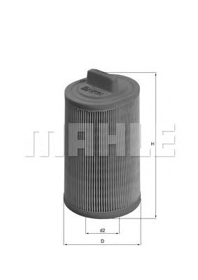 Воздушный фильтр MAHLE LX 1277