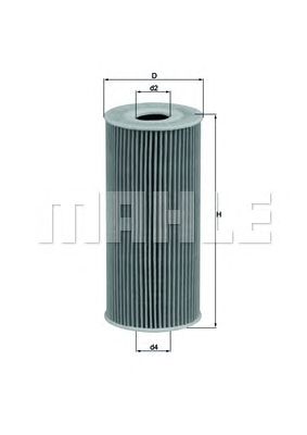 Масляный фильтр MAHLE ORIGINAL OX 366D